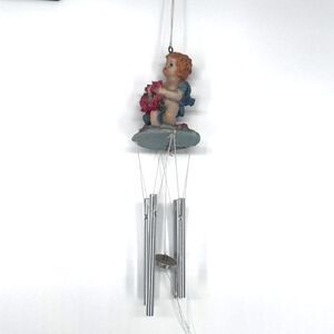 Cherub Angel Wind Chime Musical Porch Garden Decor 12"